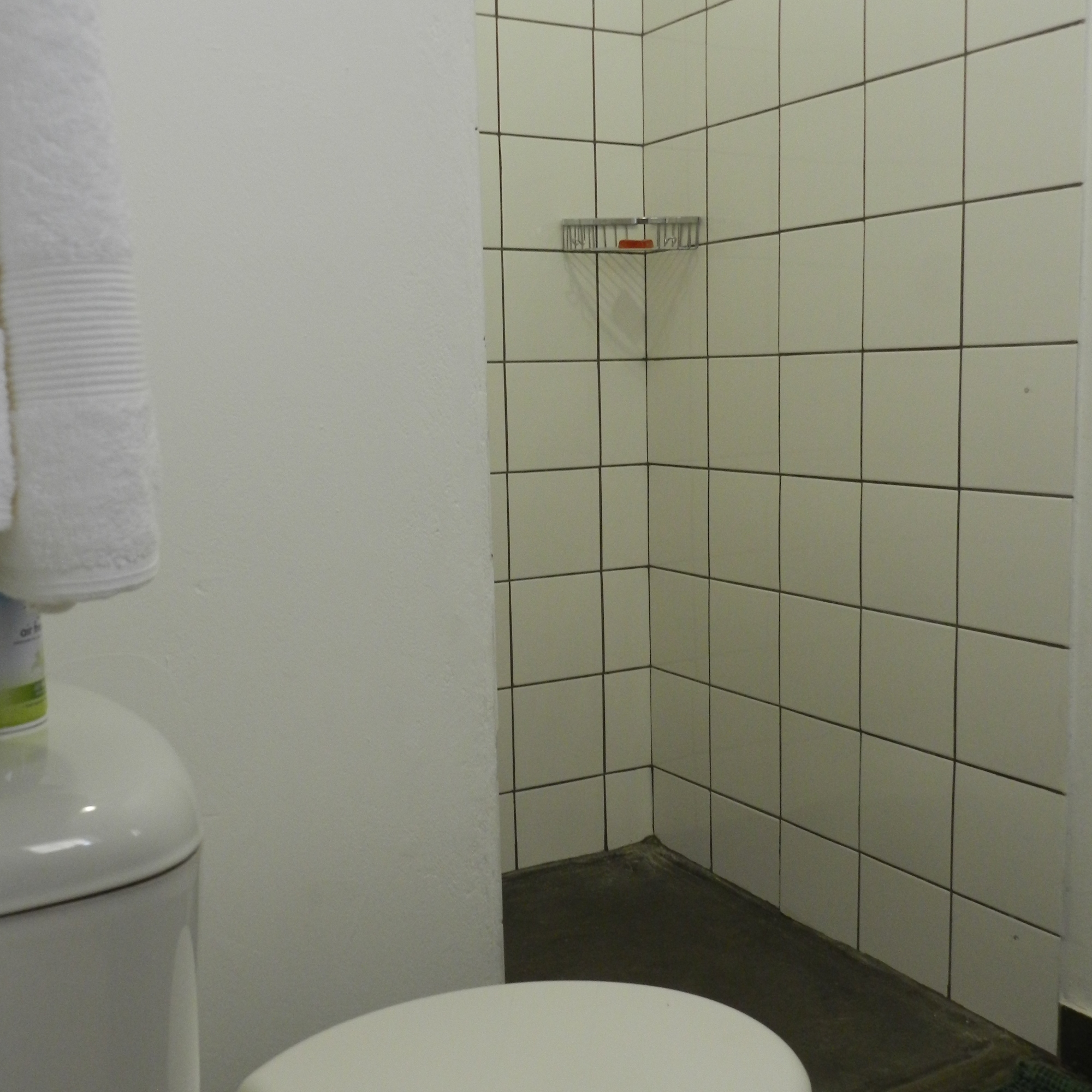 Volmoed 1 en-suite bathroom with shower, President Paul Kruger Guest Lodge